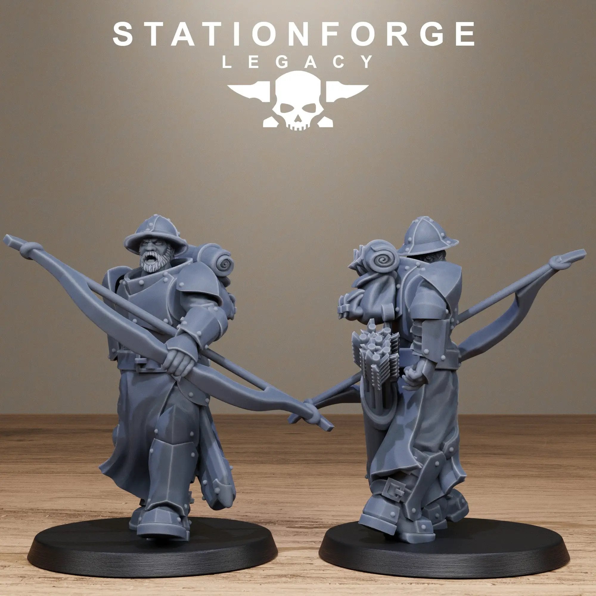 3D Printed Solaris Archers by Stationforge Miniatures by Last Hope Miniatures