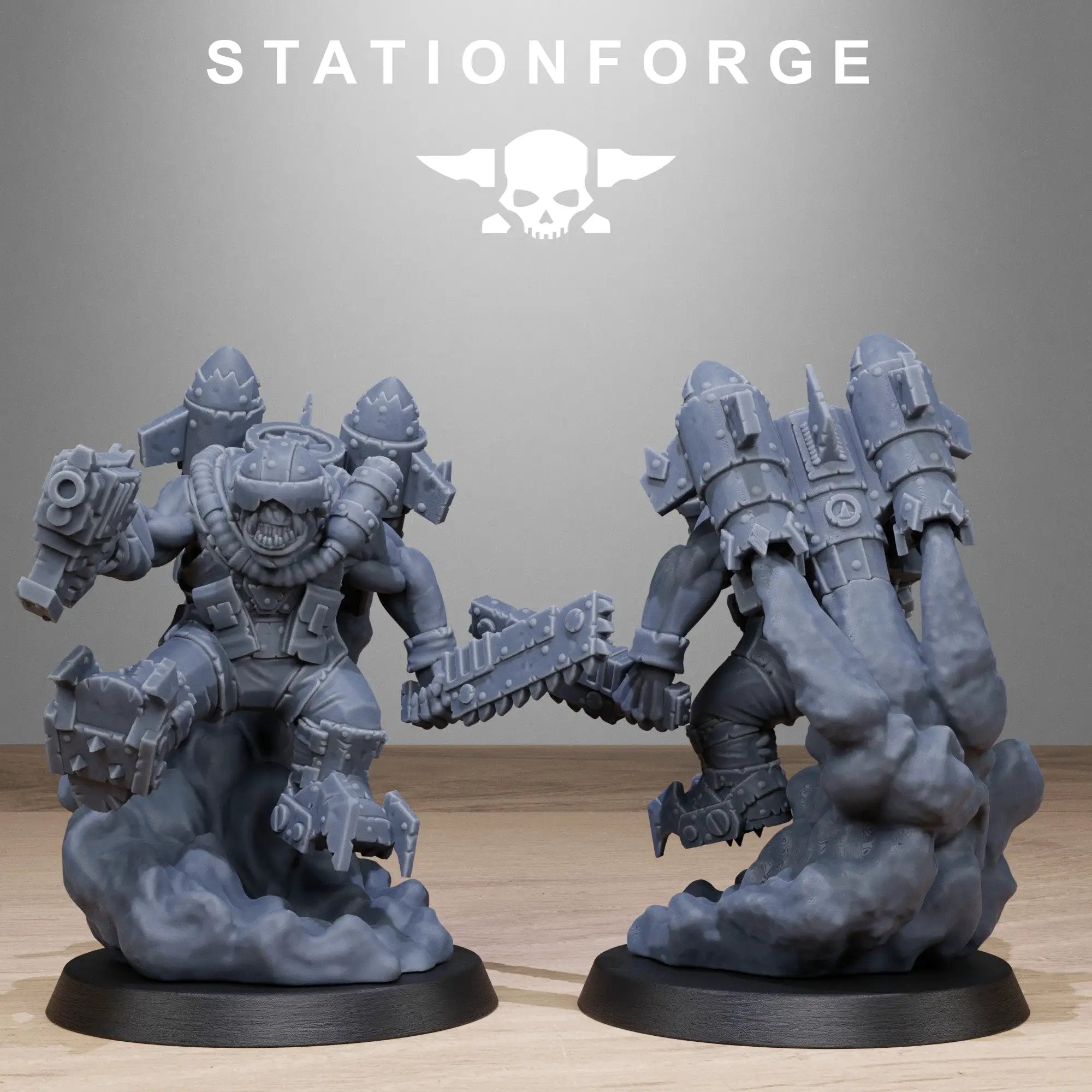 3D Printed Orkaz Flyers by StationForge Miniatures by Last Hope Miniatures