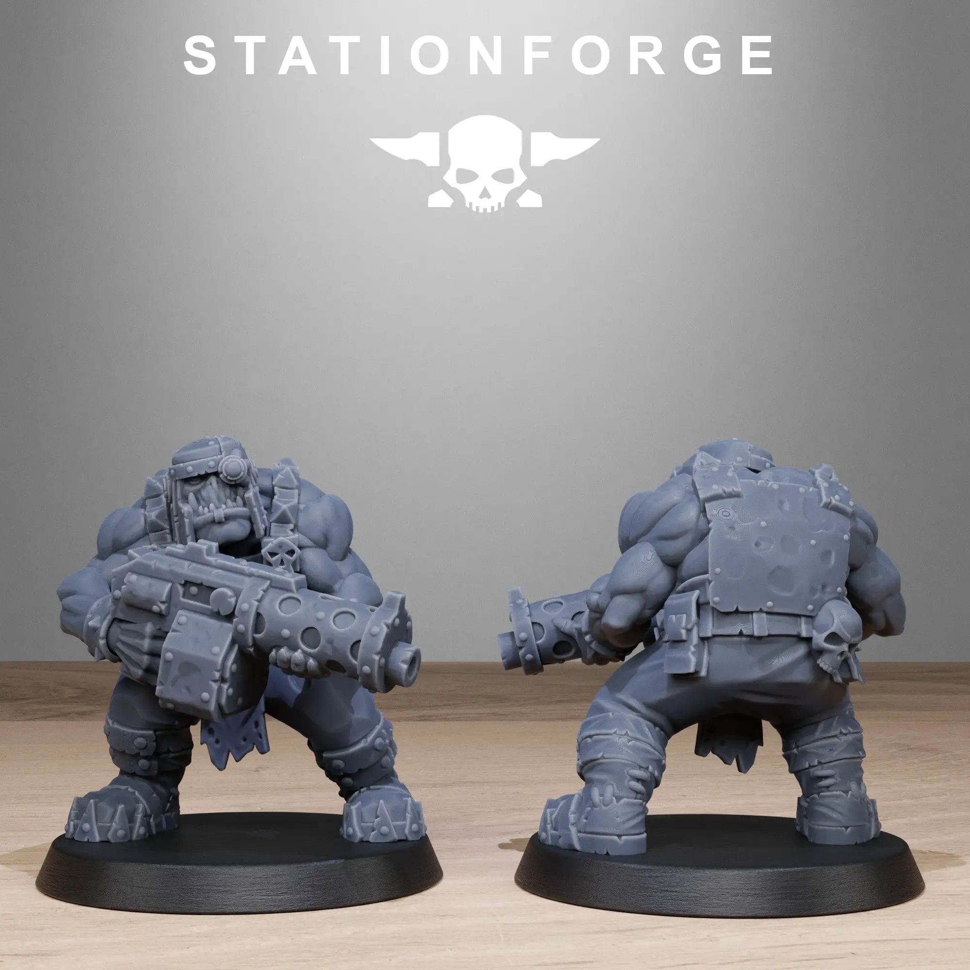 3D Printed Orkaz Bros Infantry by StationForge Miniatures by Last Hope Miniatures