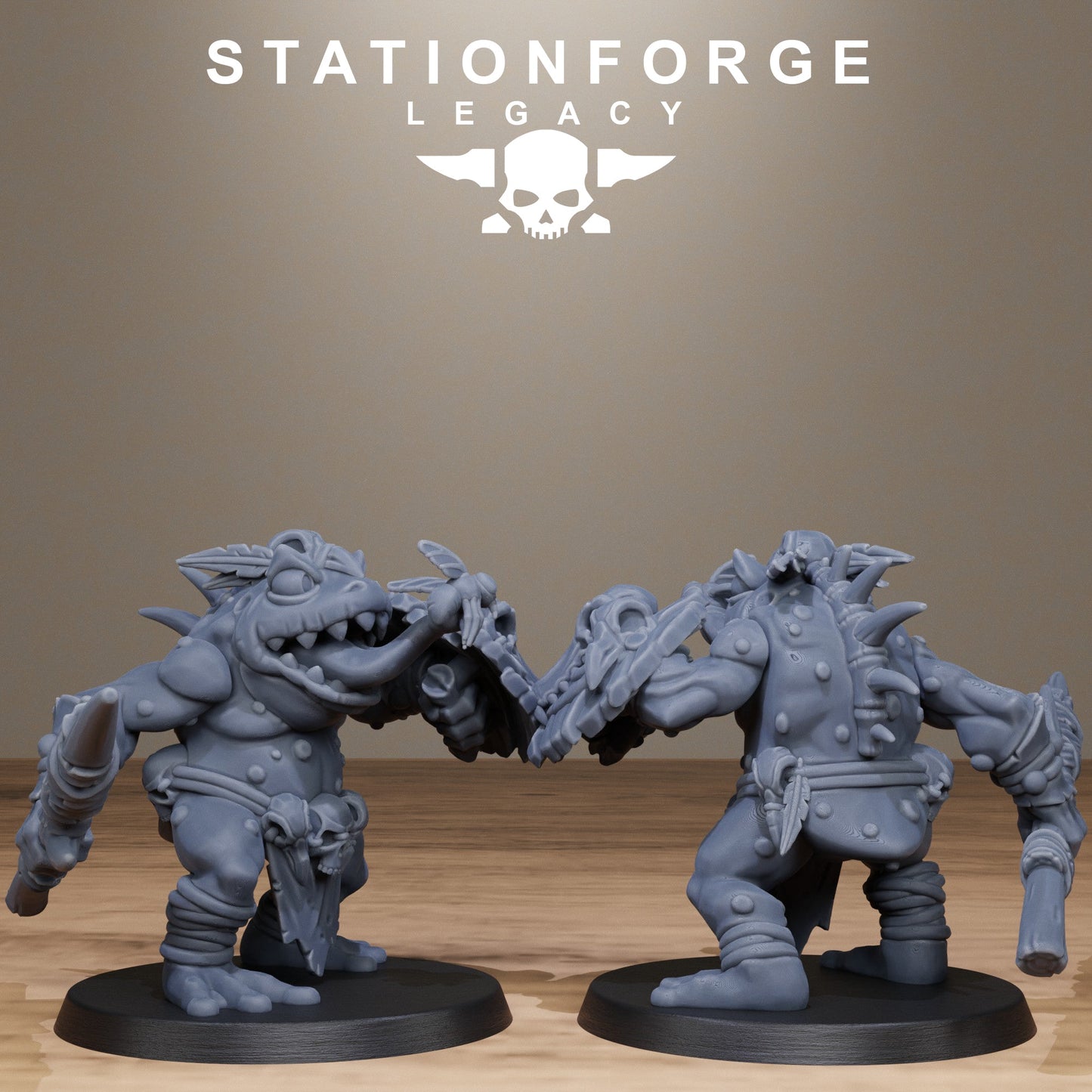 3D Printed Bogkin Heavies by Stationforge Miniatures