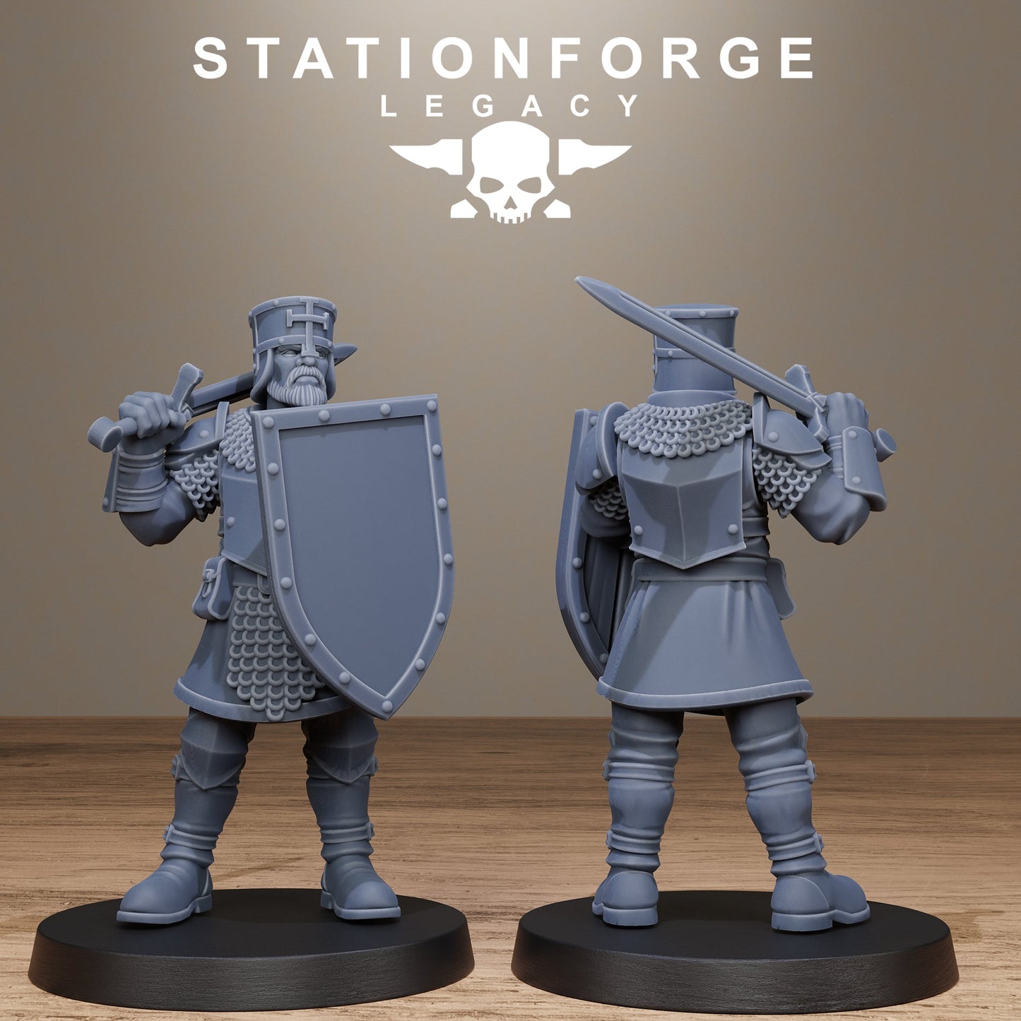 3D Printed Thorncrest Infantry by StationForge Miniatures
