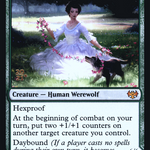 Avabruck Caretaker // Hollowhenge Huntmaster (PRE-187) - Innistrad: Crimson Vow Promos: (Double Faced Transform) Foil