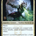 Ognis, the Dragon's Lash (PRE-210S) - Streets of New Capenna Promos Foil
