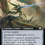 Bitterthorn, Nissa's Animus (MOC-132) - March of the Machine Commander: (Extended Art)