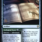 Monster Manual // Zoological Study (PRE-242S) - Battle for Baldur's Gate Promos Foil