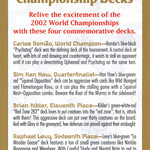 2002 World Championships Ad (WCD-) - World Championship Decks 2002