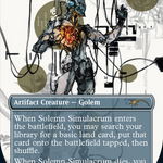 Solemn Simulacrum (SLD-1113) - Secret Lair Drop (Borderless)