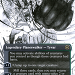 Tyvar, Jubilant Brawler (ONE-344) - Phyrexia: All Will Be One: (Showcase) (Borderless)