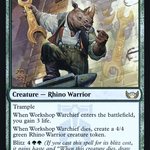 Workshop Warchief (PRE-165S) - Streets of New Capenna Promos Foil