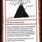 Problematic Volcano (CMB1-060) - Mystery Booster Playtest Cards 2021
