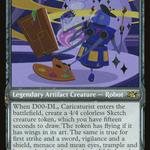 D00-DL, Caricaturist (UNF-525) - Unfinity: (Showcase) Foil