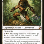 Jazal Goldmane (CLB-697) - Commander Legends: Battle for Baldur's Gate