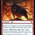 Ox of Agonas (PRE-147S) - Theros Beyond Death Promos Foil