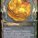 Harnessed Snubhorn (MAT-188) - March of the Machine: The Aftermath: (Showcase) Foil