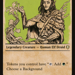 Jaheira, Friend of the Forest (CLB-409) - Commander Legends: Battle for Baldur's Gate: (Showcase)