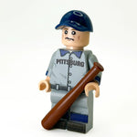Honus Pirates Baseball Player Minifig made using LEGO parts - B3 Customs by B3 Customs