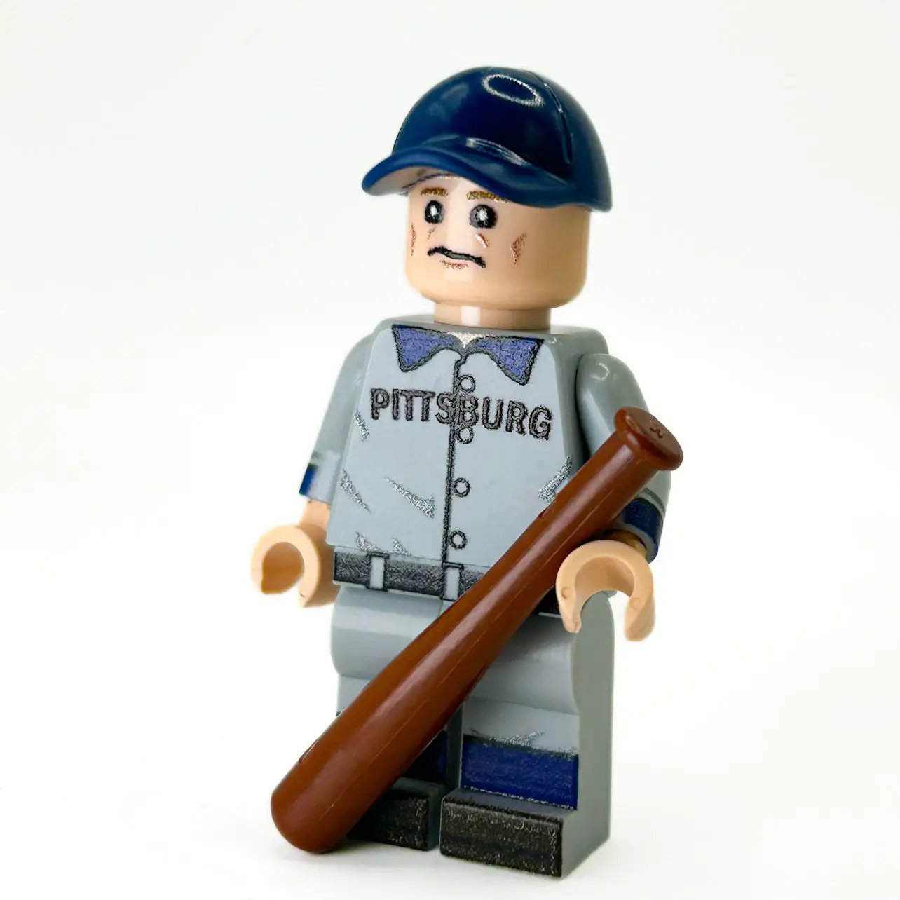Honus Pirates Baseball Player Minifig made using LEGO parts - B3 Customs by B3 Customs