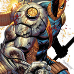 ABSOLUTE BATMAN #21 TYLER KIRKHAM EXCLUSIVE BATTLE DAMAGED DEATHSTROKE VAR (06/17/2026)