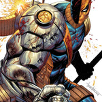 ABSOLUTE BATMAN #21 TYLER KIRKHAM EXCLUSIVE BATTLE DAMAGED DEATHSTROKE VIRGIN VAR (06/17/2026)