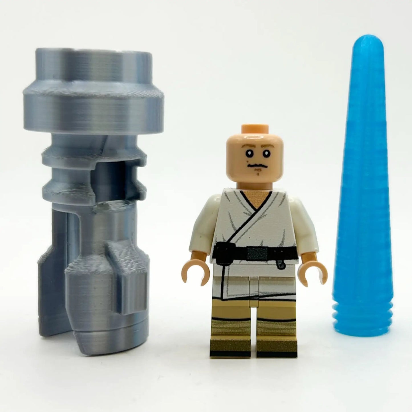 Luke Minifig Wearing Lightsaber Costume by B3 Customs