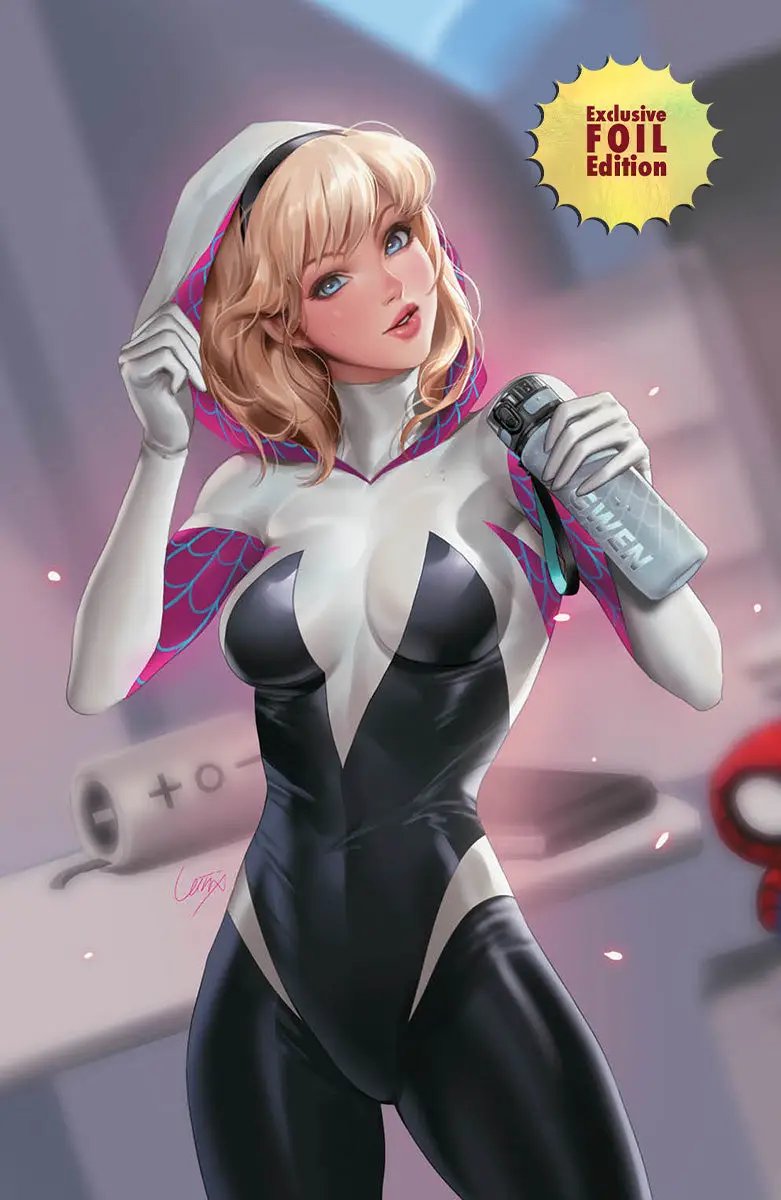 [Foil] Amazing Spider-Man #32 [G.O.D.S.] Unknown Comics Leirix Exclusive NYCC Foil Virgin Var (10/18/2023) by Unknown Comic Books