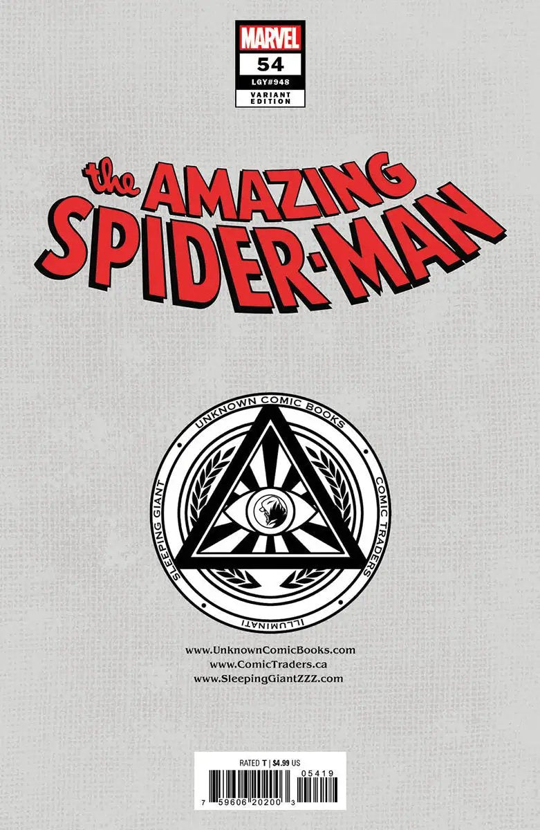 Amazing Spider-Man #54 Unknown Comics Saowee Virgin Exclusive Var (07/31/2024) by Unknown Comic Books