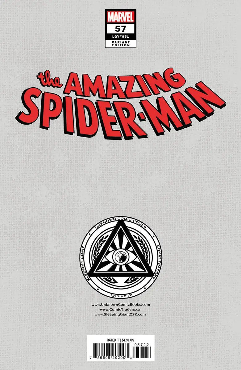 Amazing Spider-Man #57 Unknown Comics Sabine Rich Exclusive Virgin Var (09/11/2024) by Unknown Comic Books