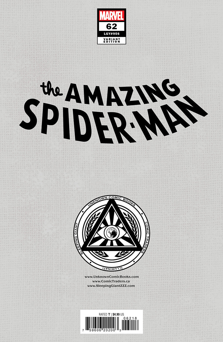 AMAZING SPIDER-MAN #62 UNKNOWN COMICS LEIRIX EXCLUSIVE VAR (11/27/2024) by Unknown Comic Books