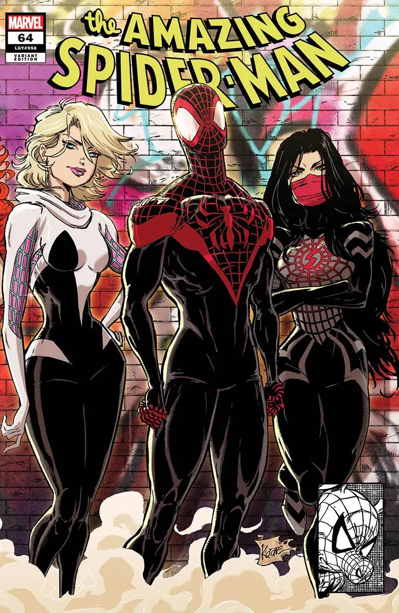 Amazing Spider-Man #64 Unknown Comics Kaare Andrews Connecting Cover Exclusive Var (12/25/2024) by Unknown Comic Books