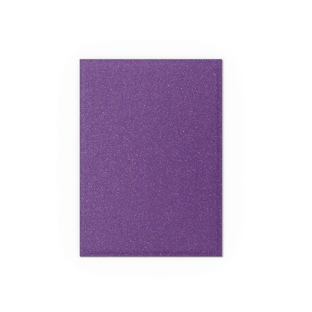 Matte standard-sized amethyst sleeves from THE MIGHTY HOBBY SHOP, designed for protecting collectible cards.