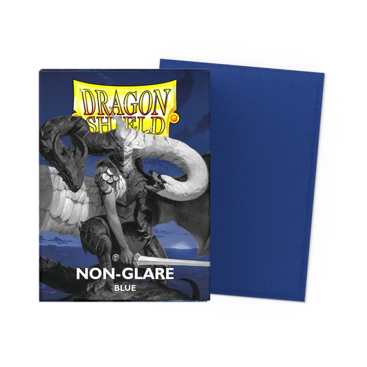 Blue - Non-Glare - Matte Sleeves - Standard Size