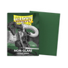 Forest green non-glare matte sleeves in standard size, featuring smooth finish, ideal for card protection from THE MIGHTY HOBBY SHOP.