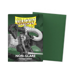Forest green non-glare matte sleeves in standard size, featuring smooth finish, ideal for card protection from THE MIGHTY HOBBY SHOP.