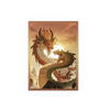 Dragon Shield Wood Snake 2025 matte dual art sleeves, standard size, featuring intricate snake design for collectible card protection.