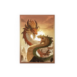 Dragon Shield Wood Snake 2025 matte dual art sleeves, standard size, featuring intricate snake design for collectible card protection.