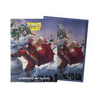 Brushed art sleeves for Christmas 2025 by THE MIGHTY HOBBY SHOP, featuring detailed holiday-themed designs on fabric sleeves.