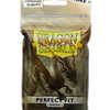 Smoke-colored Toploading Perfect Fit Sleeves for trading cards, designed for secure protection and easy insertion.