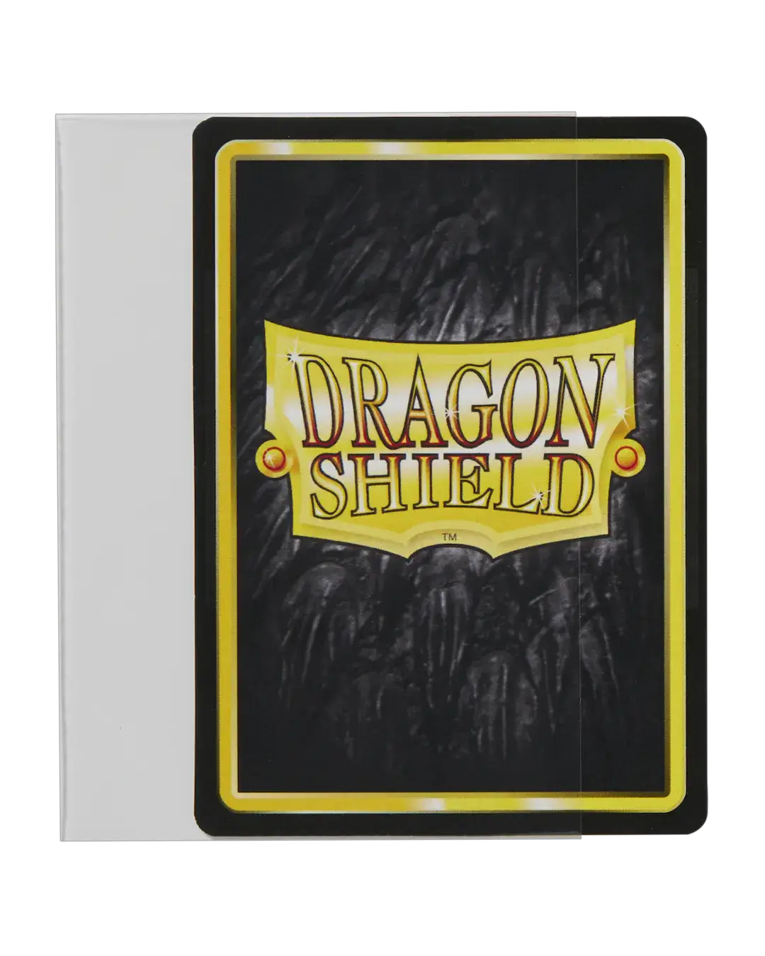 Clear sideloading perfect fit sleeves by THE MIGHTY HOBBY SHOP, designed for protecting and displaying collectible cards.
