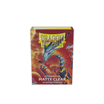 Clear matte outer sleeves for trading cards, designed to protect and showcase cards, by THE MIGHTY HOBBY SHOP.