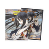 Dragon Shield Samurai matte dual art sleeves featuring traditional Japanese warrior design, ideal for protecting collectible trading cards.
