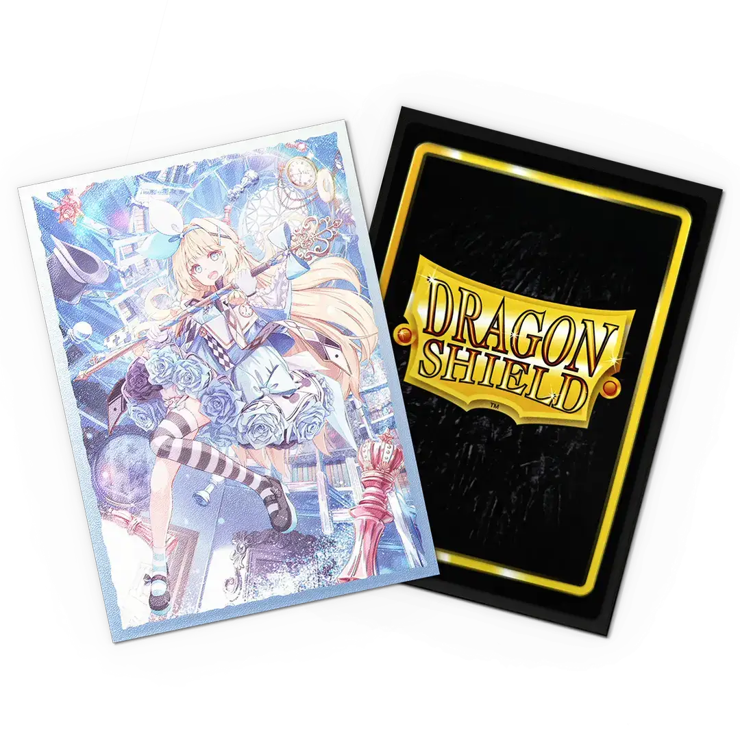 Matte dual art sleeves featuring Alice Orleane design from Grand Archive, perfect for collectible card protection.