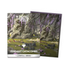 Matte dual art sleeves from the Landfall Series Verdant Catacombs by THE MIGHTY HOBBY SHOP, featuring vibrant green artwork.