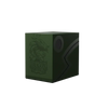 Forest green double shell backpack from THE MIGHTY HOBBY SHOP with sturdy design and multiple compartments.