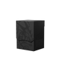 Shadow black Dragon Shield deck shell by THE MIGHTY HOBBY SHOP, showing a durable black card protector with a sleek finish.