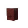 Blood Red Dragon Shield deck shell by THE MIGHTY HOBBY SHOP, featuring a protective plastic cover for trading cards.