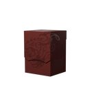 Blood Red Dragon Shield deck shell by THE MIGHTY HOBBY SHOP, featuring a protective plastic cover for trading cards.