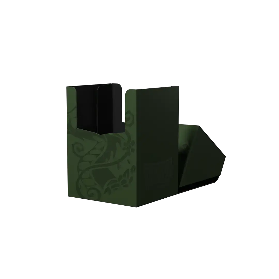 Forest green deck shell from THE MIGHTY HOBBY SHOP, showing a detailed plastic model part with a smooth, curved surface.