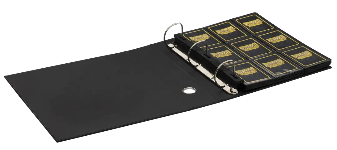 Black Sanctuary slipcase binder from THE MIGHTY HOBBY SHOP, showing a sturdy protective cover with reinforced edges.