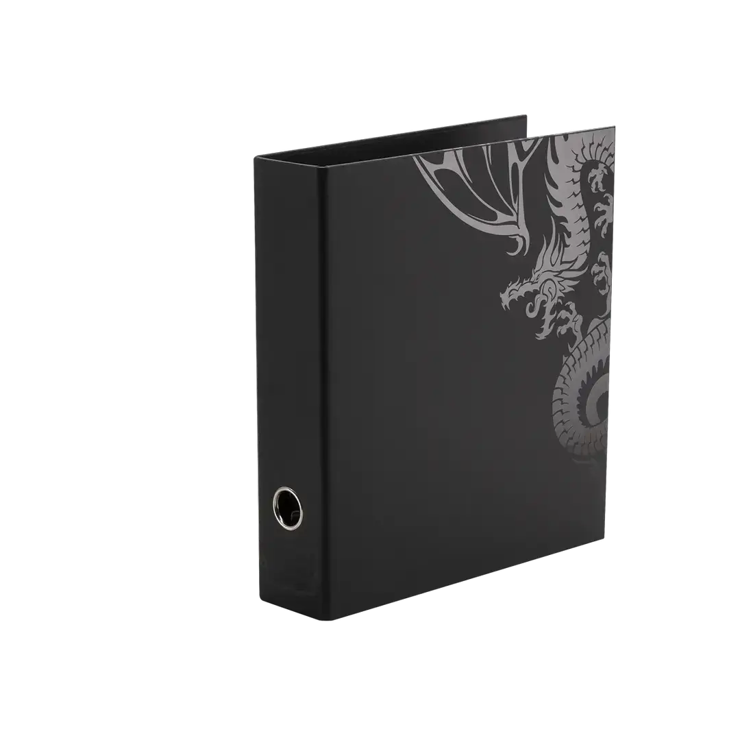 Black Sanctuary Slipcase Binder by THE MIGHTY HOBBY SHOP, featuring a sturdy protective cover and secure binding for collectibles.