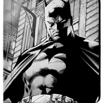 Batman Core Dark Knight Card Codex Portfolio by THE MIGHTY HOBBY SHOP, featuring a sleek black design with Batman artwork and multiple card slots.